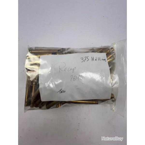 vrac 100 douille 375 h&h mag mlang tir 1 fois lot  100 douille