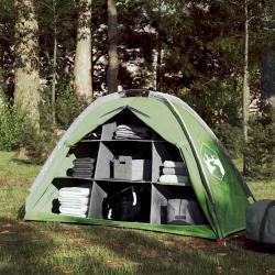 Tente de rangement avec 9 compartiments vert imperméable