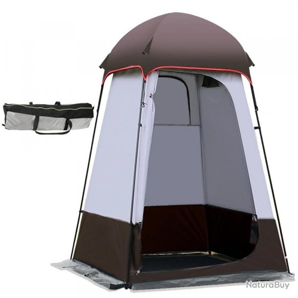Tente de douche extrieure tanche, abri  langer de Camping Portable Extra Large avec parasol, pour