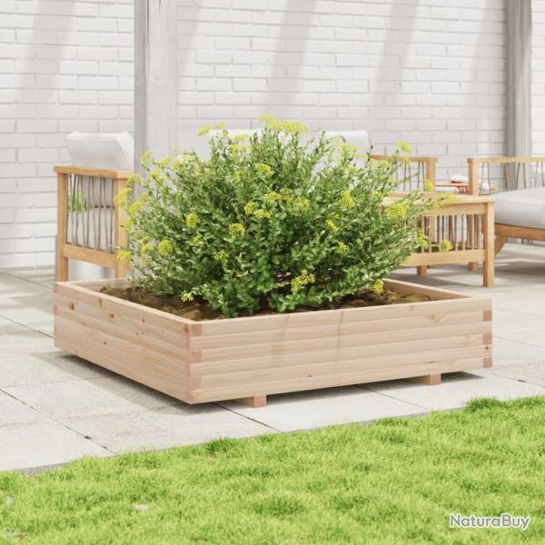 Jardinire 110x110x26,5 cm bois de pin massif