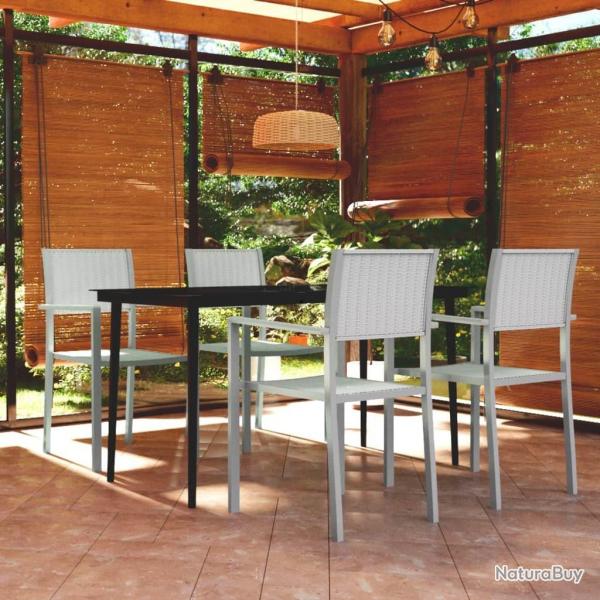 Ensemble  manger de jardin 5 pcs Blanc