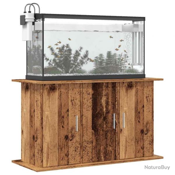 Support pour aquarium vieux bois 101x41x58 cm bois d'ingnierie