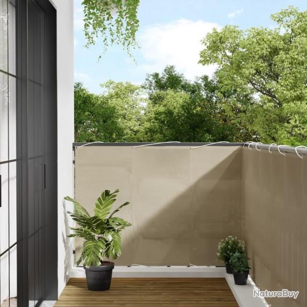 cran de balcon beige 120x800 cm 100% polyester oxford