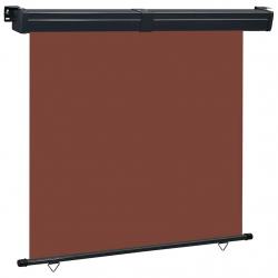 Auvent latéral de balcon 165x250 cm Marron