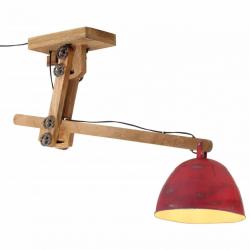 Plafonnier 25 W rouge délavé 105x30x65-108cm E27