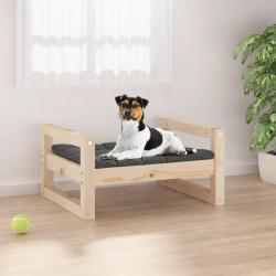 Lit pour chien 55,5x45,5x28 cm Bois de pin solide