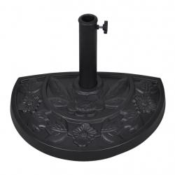 Socle de parasol demi-rond Résine