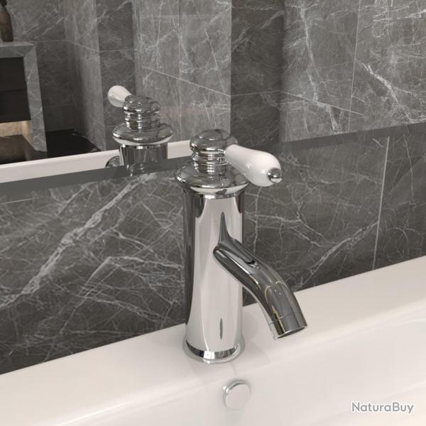 Robinet de lavabo de salle de bain Finition chrome 130x180 mm