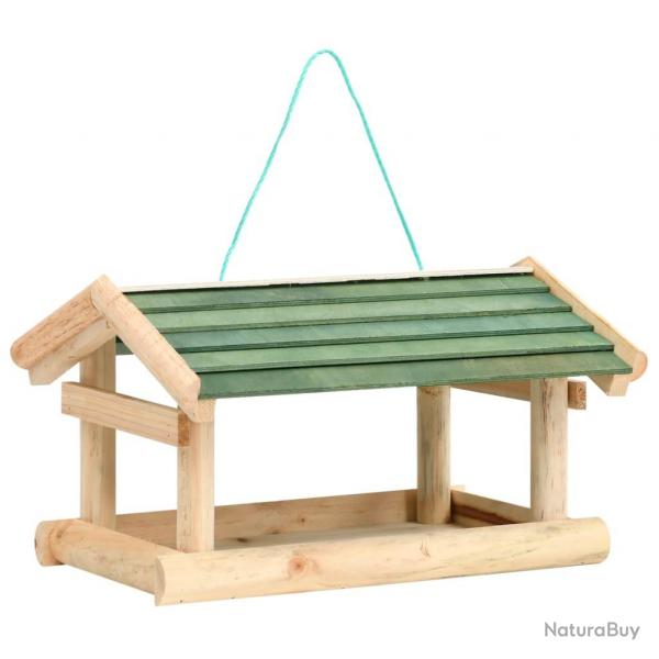 Mangeoire  oiseaux Bois de sapin 35x29,5x21 cm