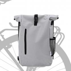 Sac de vélo pour porte-bagages 20 L Gris 31x13x58 cm