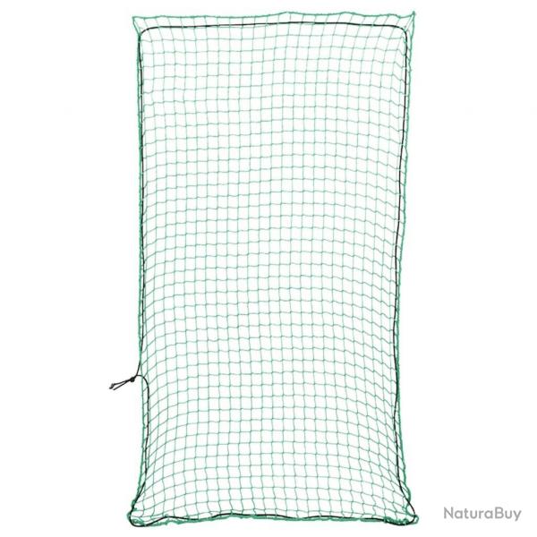 Filet pour remorque avec corde lastique vert 6x3 m PP