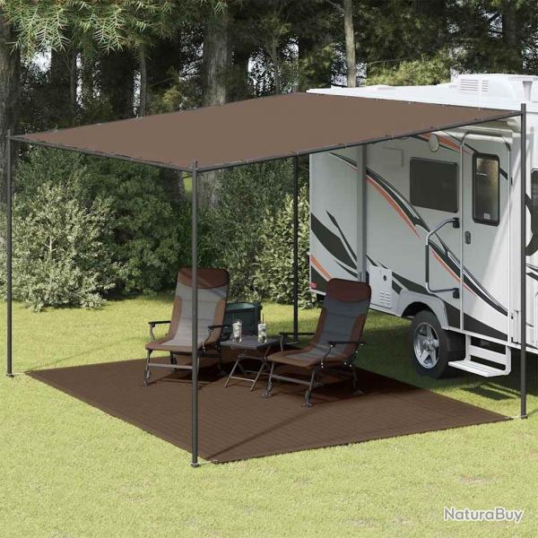Tapis de tente 300x400 cm Marron