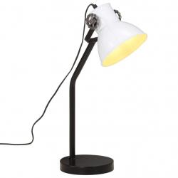 Lampe de bureau 25 W blanc 17x17x60 cm E27