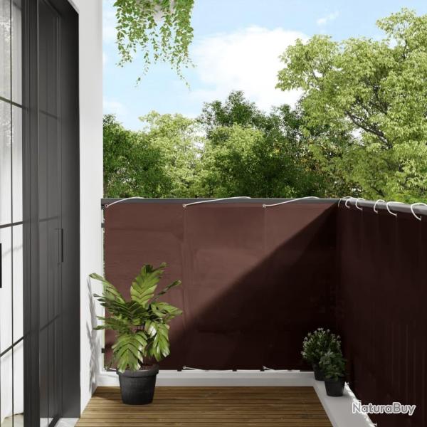 cran de balcon marron 120x700 cm 100% polyester oxford