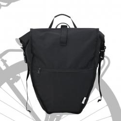 Sac de vélo pour porte-bagages 25 L Noir 32.5x17x57 cm