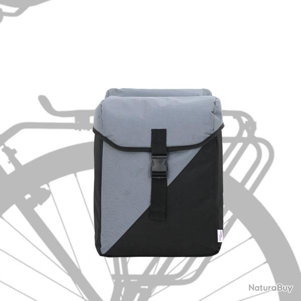 Sac Pannier Vlo Double Sacs 35L Gris