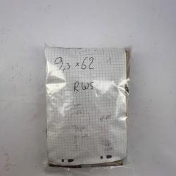 vrac lot  100 douille 9.3x62 rws mélangé tiré 1 fois