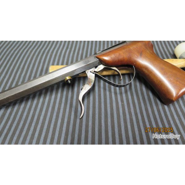 Pistolet  poudre boire P. BONDINI Calibre 36   Bois Cass !!!