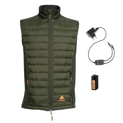 Gilet matelassé chauffant FIRE-AIR Vert 3XL