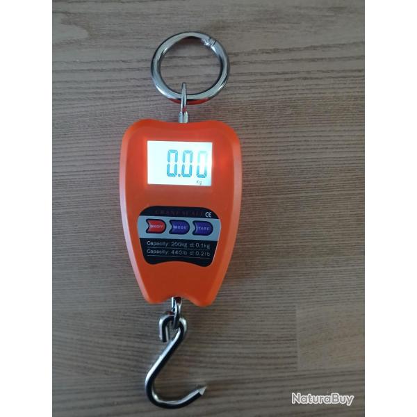 Peson digital 200 kgs orange
