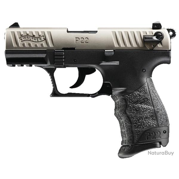 WALTHER P22Q STANDARD NICKEL 3,4" - CAL .22 LR