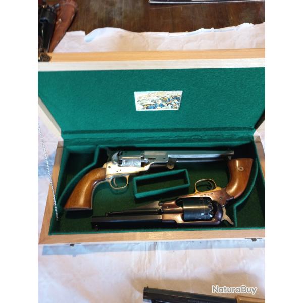 boite coffret pour deux revolvers colt ou autres