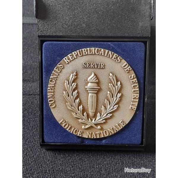 MEDAILLE DE TABLE POLICE NATIONALE O