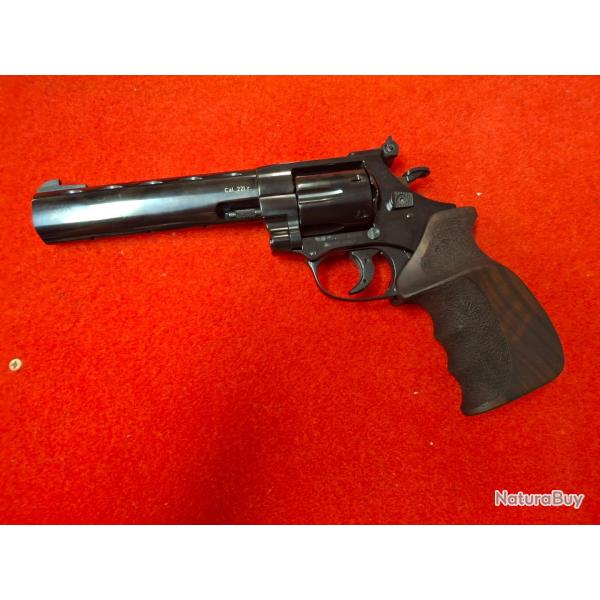 WEIHRAUCH HW9 ST BRONZ CALIBRE .22 LR EN CANON DE 6 POUCES + POIGNEE BOIS ERGONOMIQUE + MALLETTE