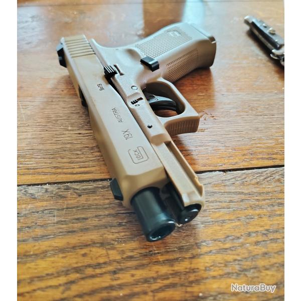 Glock 19x Co2 / 4.5mm 3 joules OCCASION