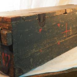 LUFTWAFFE - caisse AVION CHASSE MESSERSCHMIDT 2cm Brandsprenggranat-patr. 44