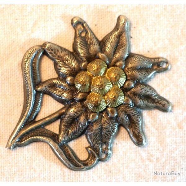 Insigne allemand - Edelweiss GERBIRTSJAGER - ref REV25EDE001