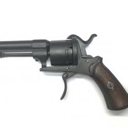 Revolver Lefaucheux liégeois cal. 7mm à broche - Restauré - Apte au tir
