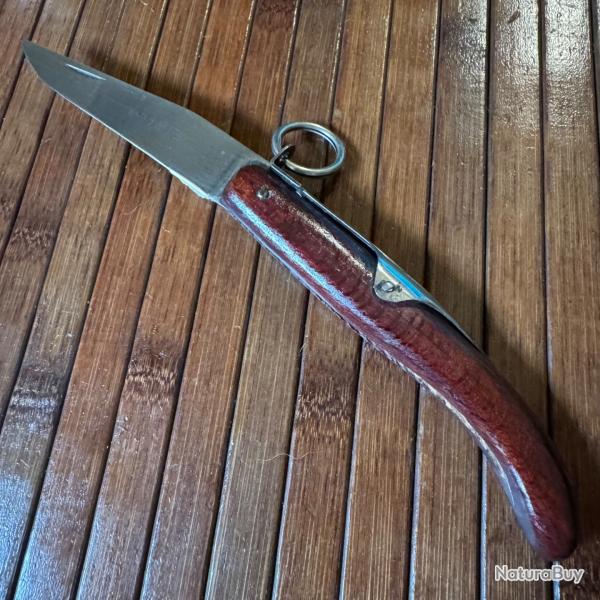 COUTEAU  PALM 555 VRITABLE MALLARET BOIS EXOTIQUE REDHEART ANNES 60 TAT SUPERBE