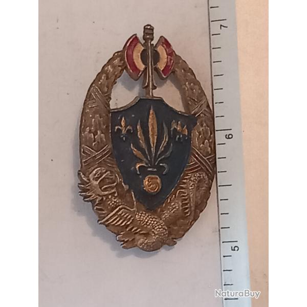 Insigne du 5me rgiment tranger d'infanterie (5me REI) - grand modle