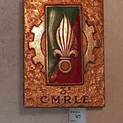 Insigne de la 3ème compagnie moyenne de réparation de la Légion étrangère (3ème CMRLE)