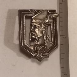 Insigne du 92ème régiment d'infanterie