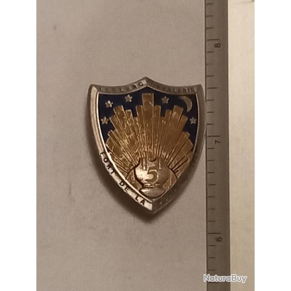 Insigne du 5me escadron (ERRP) du 6-12me rgiment de cuirassiers (6-12me RC)
