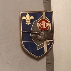 Insigne du 1er escadron du 6ème régiment de cuirassiers (6ème RC)