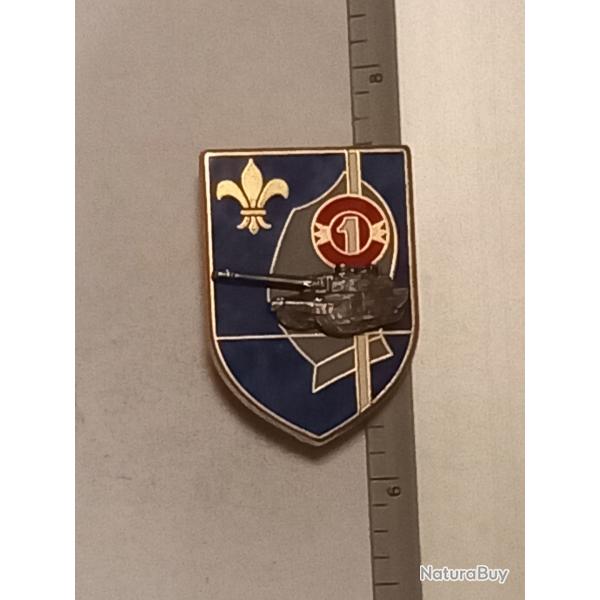 Insigne du 1er escadron du 6me rgiment de cuirassiers (6me RC)
