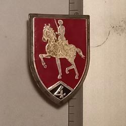 Insigne du 4ème régiment de cuirassiers (4ème RC)