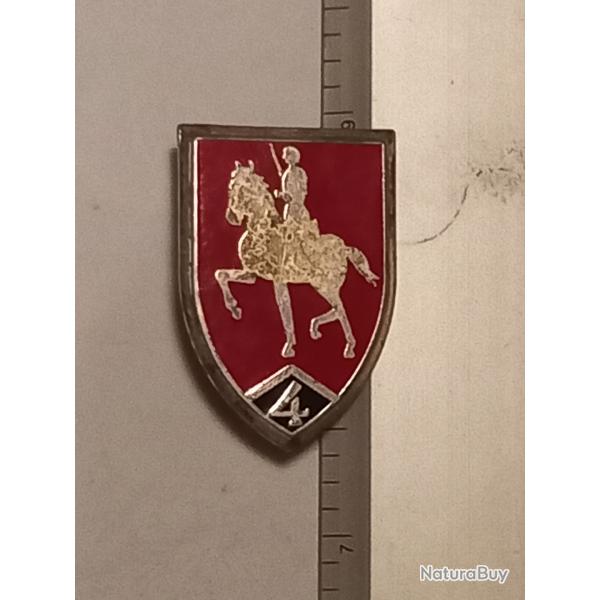 Insigne du 4me rgiment de cuirassiers (4me RC)