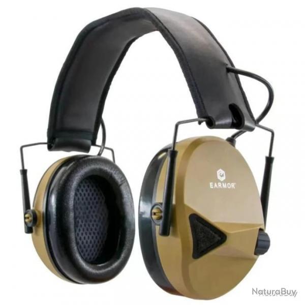 Casque antibruit lectronique earmor m30 - kaki - LIVRAISON GRATUITE