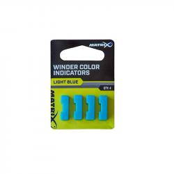 Matrix Winder Colour Indicators - Set de 4 repères pour casiers à plioirs Light Blue