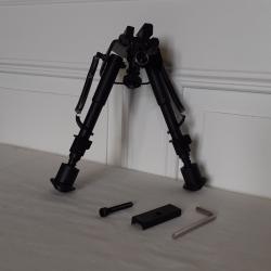 Bipied fixe 5 positions repliable de 15 à 26cm - IDEAL 22LR