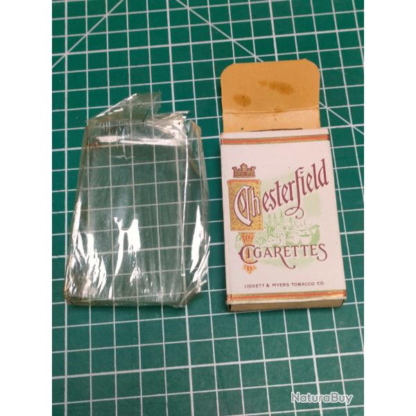 CHESTERFIELD PAQUET VIDE DE 10 CIGARETTES US
