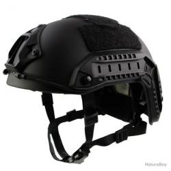 CASQUE TACTIQUE FAST NOIR (NON VENTILÉ) - LIVRAISON GRATUITE
