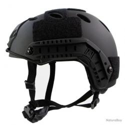 CASQUE TACTIQUE FAST NOIR (VENTILÉ MODÈLE 1) - LIVRAISON GRATUITE