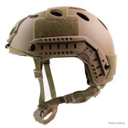 CASQUE TACTIQUE FAST KAKI (VENTILÉ MODÈLE 1) - LIVRAISON GRATUITE