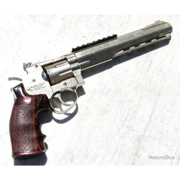 Revolver  gaz calibre 6mm bb UMAREX Super Hawk Ruger NON test gigantesque canon JLB25REV002