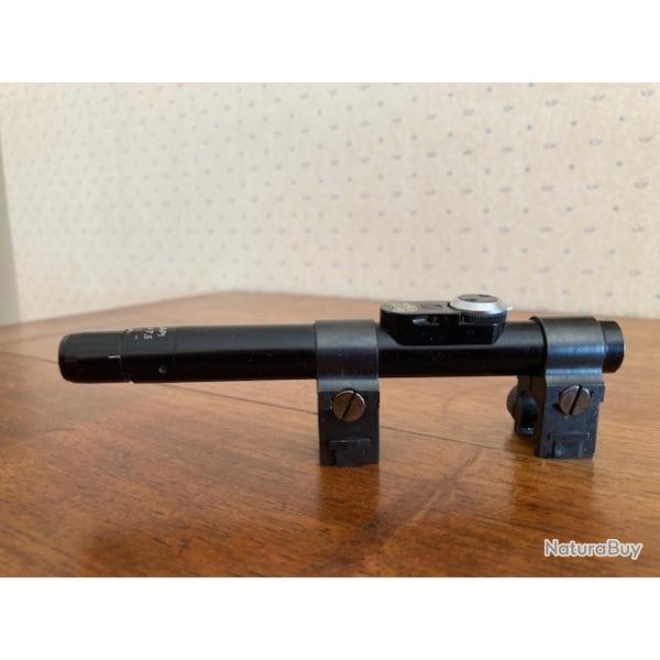 Lunette  Hensoldt Wetzlar  DIAPi 1,5 x 7,5 avec montage en acier drivable pour rail de 11 mm